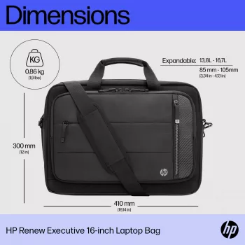 HP Renew Executive 16 collu klēpjdatora soma 40,9 cm 860 g