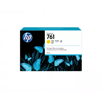 HP 761 400 ml dzeltenā DesignJet tintes kasetne