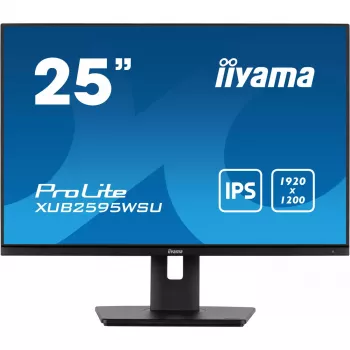 iiyama ProLite XUB2595WSU-B5 monitors 63.5 cm (25 colli) 1920 x 1200 pikseļi WUXGA LED Melns