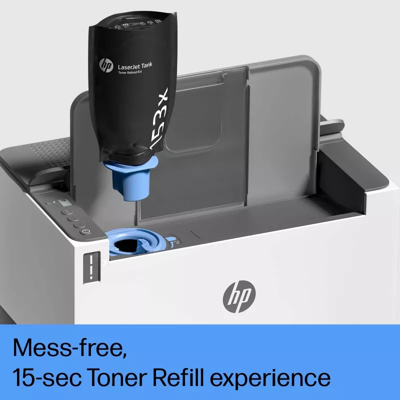 HP LaserJet Tank 1504w Printer, lāzerprinteris, 600 x 600 DPI, A4, 22 ppm, abpusējā drukāšana, tīkls