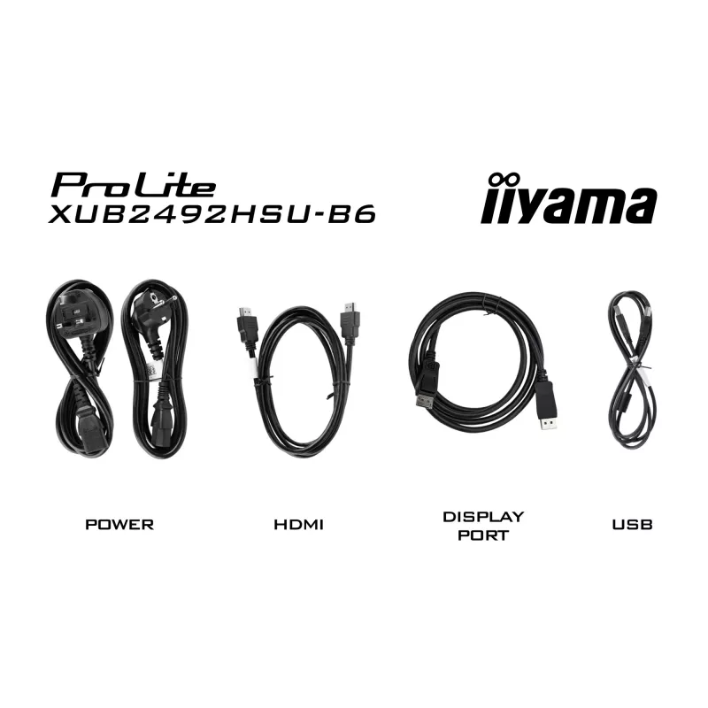 IIYAMA XUB2492HSU-B6 23.8 collu IPS monitors 1920x1080 Full HD 100Hz