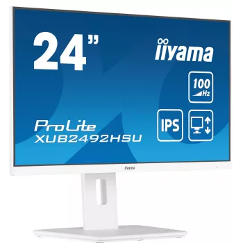 iiyama XUB2492HSU-W6 dators monitors 60.5 cm (23.8 inch) 1920x1080 Full HD LED balts