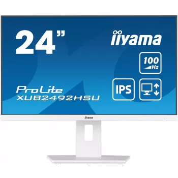 iiyama XUB2492HSU-W6 dators monitors 60.5 cm (23.8 inch) 1920x1080 Full HD LED balts