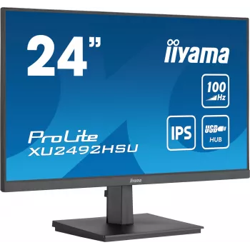 iiyama ProLite XU2492HSU-B6 monitors 60.5 cm (23.8 collas) 1920 x 1080 pikseļi Full HD LED Melns