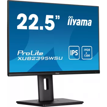 Iiyama ProLite XUB2395WSU-B5 monitors 57.1 cm (22.5 collas) 1920 x 1200 pikseļi WUXGA LED melns