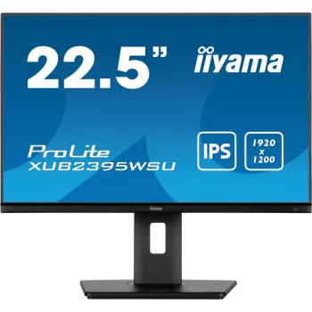 Iiyama ProLite XUB2395WSU-B5 monitors 57.1 cm (22.5 collas) 1920 x 1200 pikseļi WUXGA LED melns
