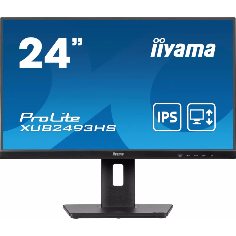 iiyama ProLite XUB2493HS-B6 monitors 60.5 cm (23.8 collas) 1920 x 1080 pikseļi Full HD LED Melns