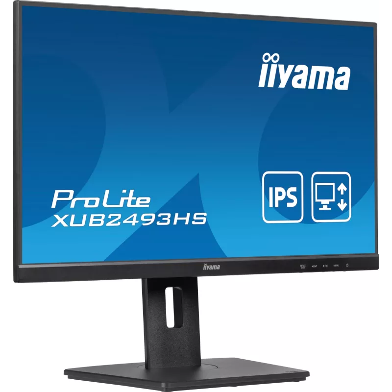 iiyama ProLite XUB2493HS-B6 monitors 60.5 cm (23.8 collas) 1920 x 1080 pikseļi Full HD LED Melns