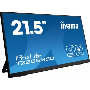 iiyama ProLite T2255MSC-B1 monitors 54.6 cm (21.5 inch) 1920x1080 Full HD LCD skārienekrāns Melns