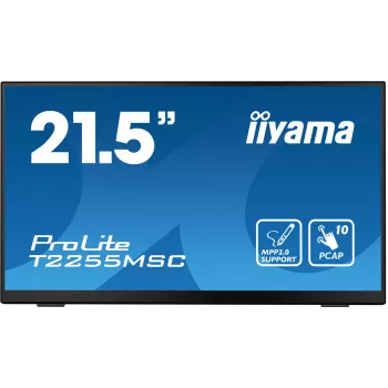 iiyama ProLite T2255MSC-B1 monitors 54.6 cm (21.5 inch) 1920x1080 Full HD LCD skārienekrāns Melns