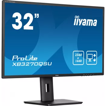 iiyama ProLite XB3270QSU-B1 dators monitors 80 cm (31.5 collas) 2560 x 1440 pikseļi Quad HD LED Melns
