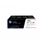 HP 125A 3 gab. Ciāna/Magenta/Dzeltens oriģinālās LaserJet tonera kasetnes