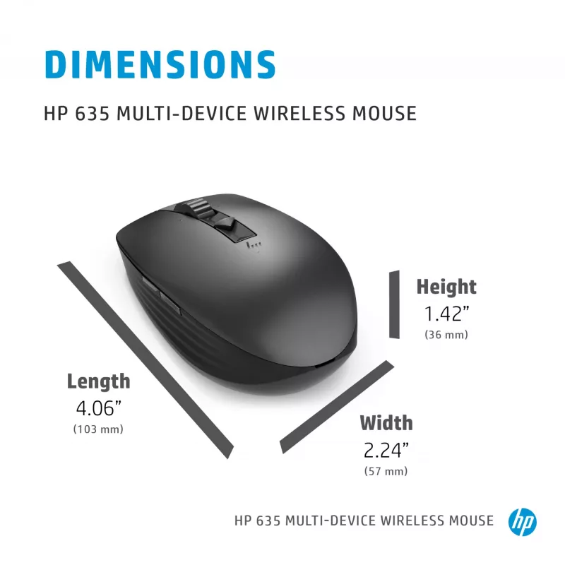 Pele HP 635 Multi-Device Wireless RF + Bluetooth