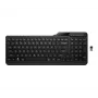 HP 475 Divmoda bezvadu tastatūra, pilna izmēra (100%), bezvadu, RF bezvadu + Bluetooth, membrānas, melna