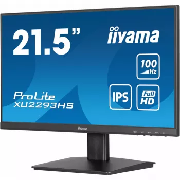 iiyama ProLite XU2293HS-B6 monitors 54.6 cm (21.5 collas) 1920 x 1080 pikseļi Full HD LED Melns