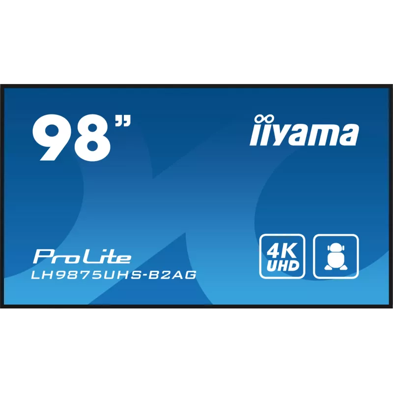Digitālās izkārtnes plakanpanelis iiyama LH9875UHS-B2AG 97.5 collu LED 4K Ultra HD 3840 x 2160