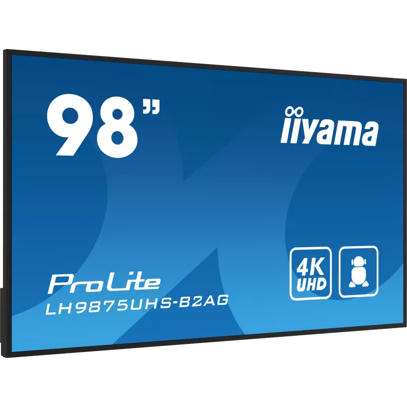 Digitālās izkārtnes plakanpanelis iiyama LH9875UHS-B2AG 97.5 collu LED 4K Ultra HD 3840 x 2160