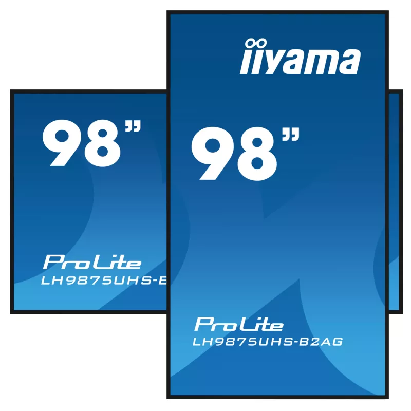 Digitālās izkārtnes plakanpanelis iiyama LH9875UHS-B2AG 97.5 collu LED 4K Ultra HD 3840 x 2160