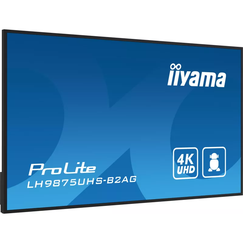 Digitālās izkārtnes plakanpanelis iiyama LH9875UHS-B2AG 97.5 collu LED 4K Ultra HD 3840 x 2160