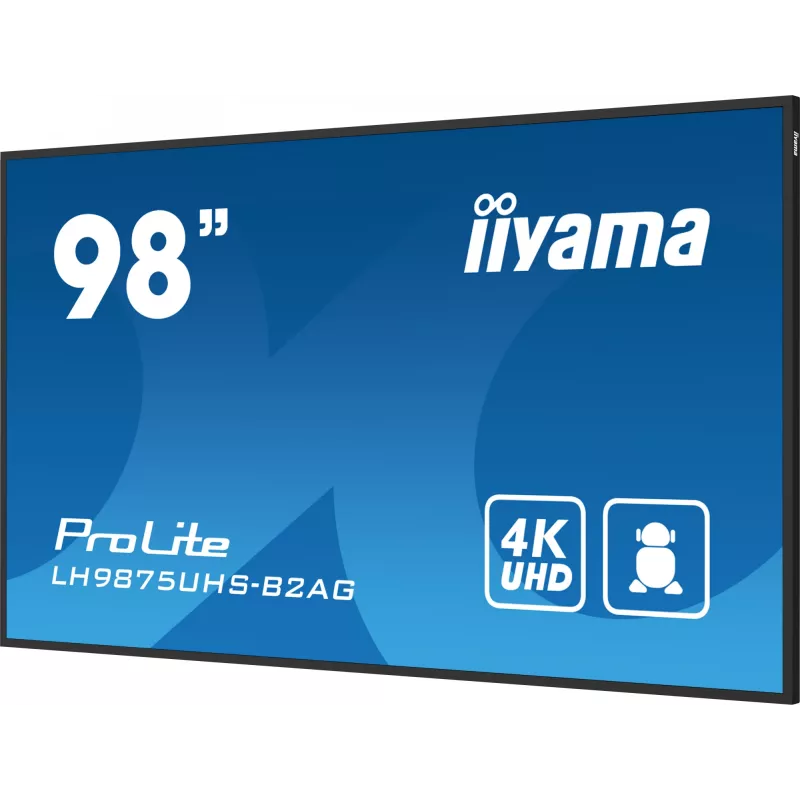 Digitālās izkārtnes plakanpanelis iiyama LH9875UHS-B2AG 97.5 collu LED 4K Ultra HD 3840 x 2160