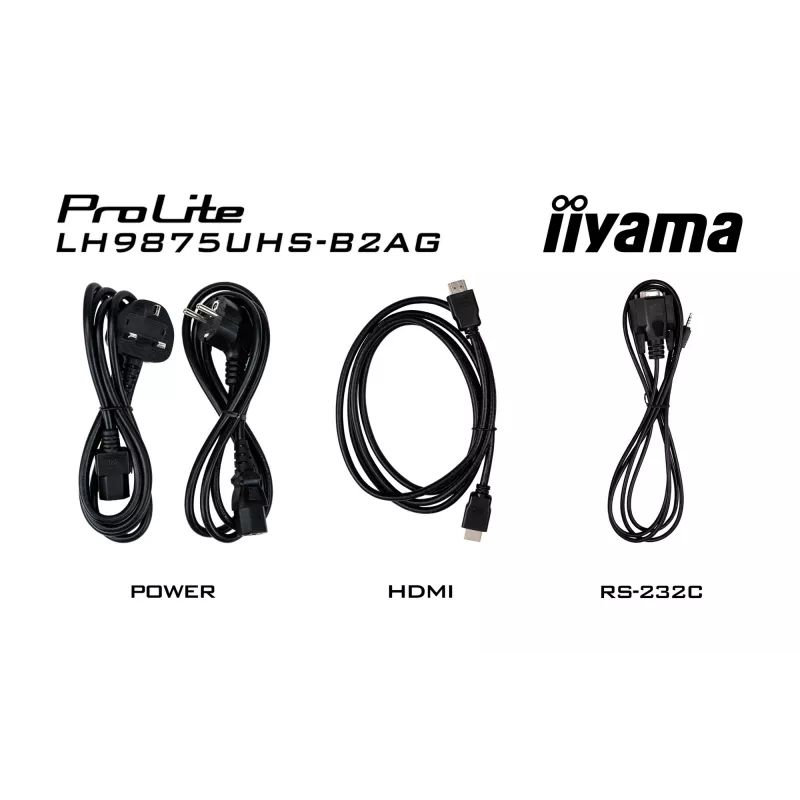 Digitālās izkārtnes plakanpanelis iiyama LH9875UHS-B2AG 97.5 collu LED 4K Ultra HD 3840 x 2160