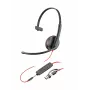 HP Poly Blackwire 3215 Monaural USB-C austiņas + 3,5 mm ligzda + USB-C/A adapteris (Bulk)