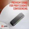 HP Poly Sync 40 Microsoft Teams sertificēts skaļrunis, sudraba krāsa