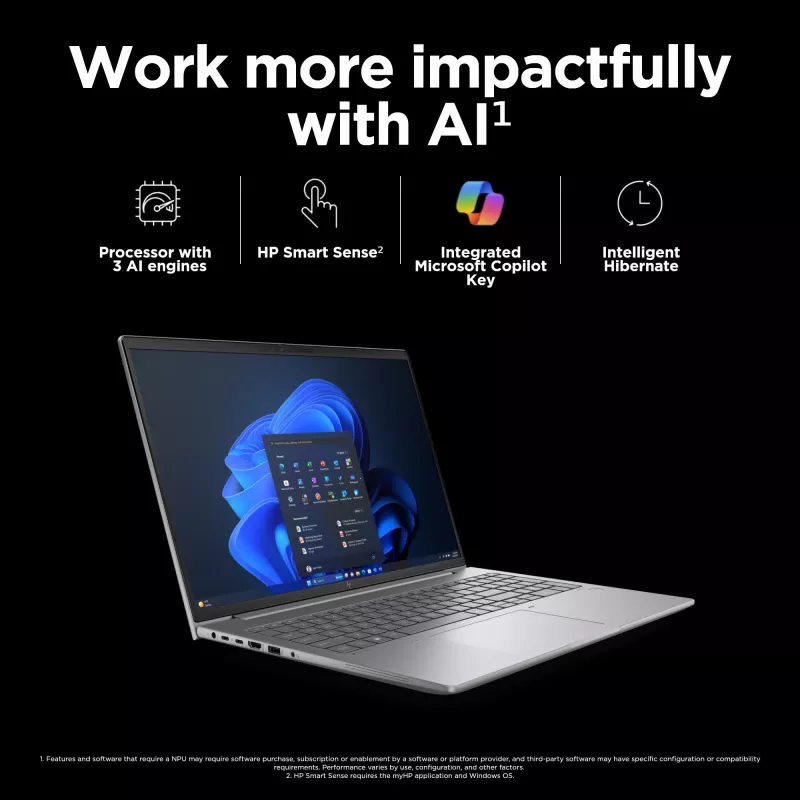 HP ZBook Power G11 mobilā darbstacija, 16 collu WQXGA, Intel Core Ultra 7 155H, 32 GB DDR5, 1 TB SSD, NVIDIA RTX A1000, Wi-Fi 6E, Windows 11 Pro