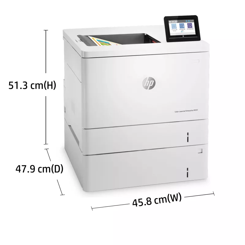 HP Color LaserJet Enterprise M555x, lāzerkrāsu printeris, A4, 38 lpp/min, duplekss