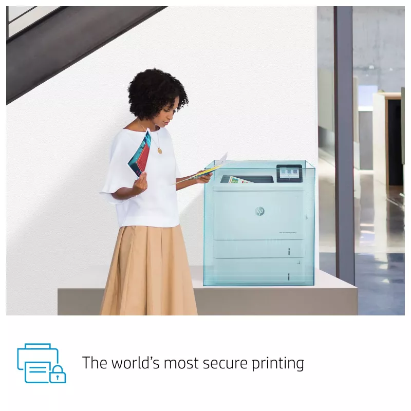HP Color LaserJet Enterprise M555x, lāzerkrāsu printeris, A4, 38 lpp/min, duplekss