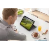 LOGITECH Folio Touch aizmugurgaismota tastatūra ar skārienpaliktni Oxford Grey iPad Air (4. paaudze) Deutsch Qwertz
