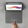 LOGITECH Folio Touch aizmugurgaismota tastatūra ar skārienpaliktni Oxford Grey iPad Air (4. paaudze) Deutsch Qwertz