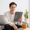 LOGITECH Folio Touch aizmugurgaismota tastatūra ar skārienpaliktni Oxford Grey iPad Air (4. paaudze) Deutsch Qwertz