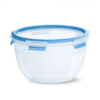 EMSA CLIP & CLOSE N10114 Apaļš Trauks 2.6 L Zils, Caurspīdīgs 1 gab.