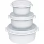 Pārtikas uzglabāšanas trauku komplekts EMSA 459061200 Balts 3 gab. 190x200x250 mm