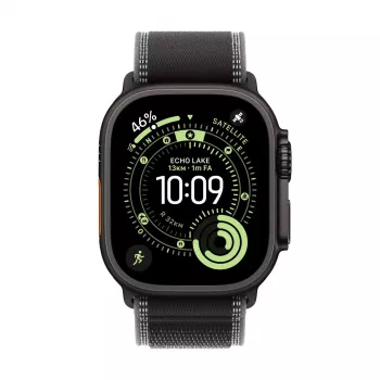 APPLE Watch Ultra 3 (2025) LTE 49mm Titāna Korpusā ar Trail Loop S/M - Melns/Tumši Pelēks