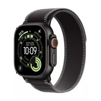 APPLE Watch Ultra 3 (2025) LTE 49mm Titāna Korpusā ar Trail Loop S/M - Melns/Tumši Pelēks