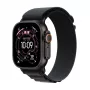 Viedpulkstenis Apple Watch Ultra 3 GPS + Cellular 49mm Melns Titāna Korpuss ar Melnu Alpine Loop Siksniņu (Vidējs)