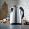 WMF Stelio 0413020012 elektriskā tējkanna 1.7 L 2400 W Melna, Nerūsējošais tērauds