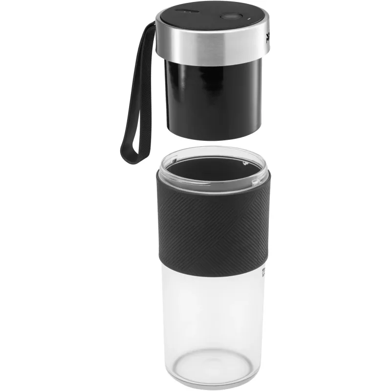 WMF KITCHENminis 0416700011 0.3 L Rokas blenderis 50 W Melns, Nerūsējošs tērauds, Caurspīdīgs