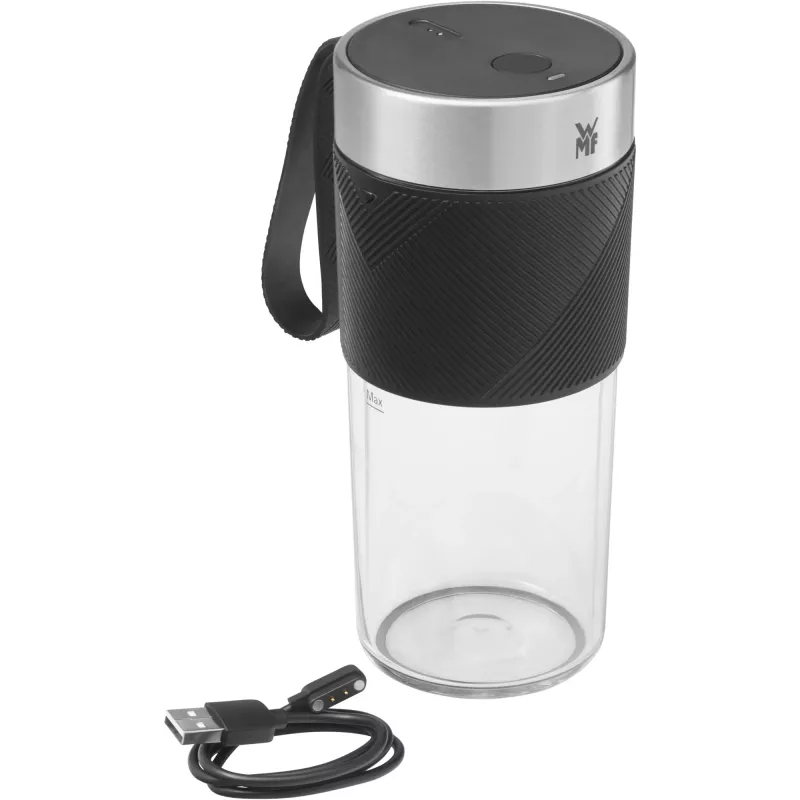 WMF KITCHENminis 0416700011 0.3 L Rokas blenderis 50 W Melns, Nerūsējošs tērauds, Caurspīdīgs