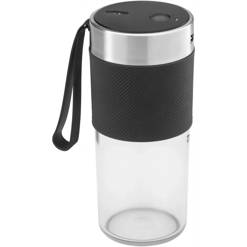 WMF KITCHENminis 0416700011 0.3 L Rokas blenderis 50 W Melns, Nerūsējošs tērauds, Caurspīdīgs