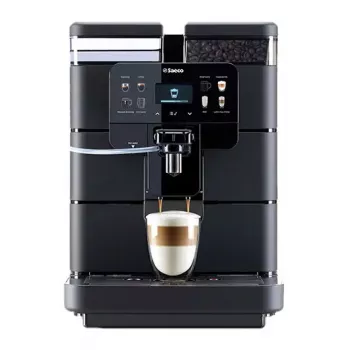 Kafijas automāts Saeco New Royal OTC — daļēji automātisks, 2.5 L ūdens tvertne, 600 g pupiņu tvertne, iebūvēta dzirnaviņa, skārienvadība, Bluetooth