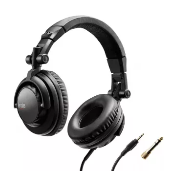 Hercules HDP DJ45 Austiņas Vadu Galvas saite Mūzika Melna