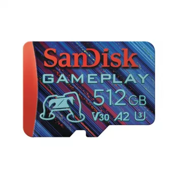 WESTERN DIGITAL SanDisk GamePlay microSD karte mobilajām un rokas konsoļu spēlēm - 1TB - 190MB/s130MB/s UHS-I
