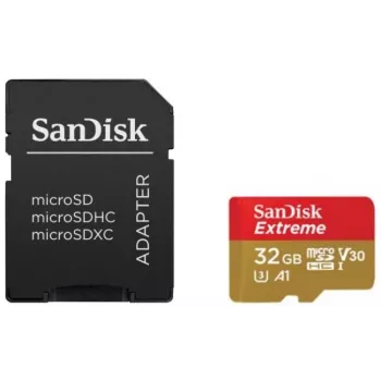 WESTERN DIGITAL SanDisk Micro SDHC atmiņas karte Extreme, 32GB, 100 MB/s, 2 iepakojumā