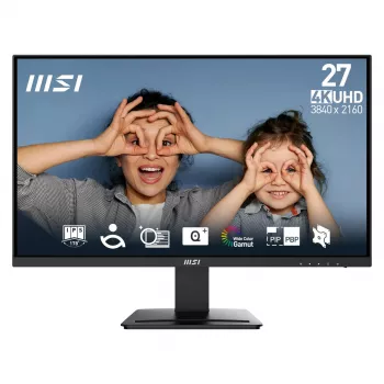 MSI Pro MP273UDE 27 inch 4K Ultra HD IPS monitors, matēts ekrāns, 1 ms, melns