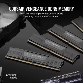 CORSAIR Vengeance 32GB (2x16GB) DDR5 6400MHz CL36 atmiņas komplekts - Melns