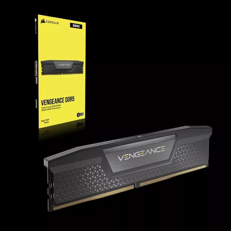CORSAIR Vengeance 32GB (2x16GB) DDR5 6400MHz CL36 atmiņas komplekts - Melns
