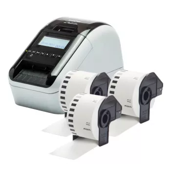 Brother QL-820NWBCVM badge printeris
